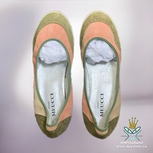 Sesto Meucci Suede Ballet Flats, Size 38